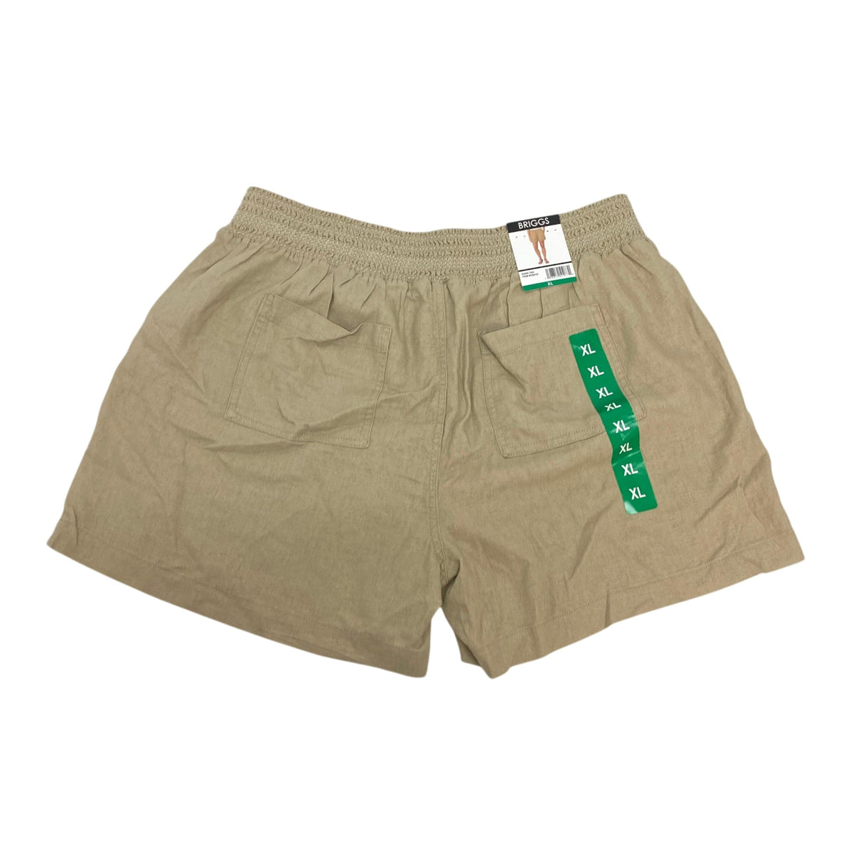 Briggs Women's Relaxed Linen Shorts SIZE - Extra Large