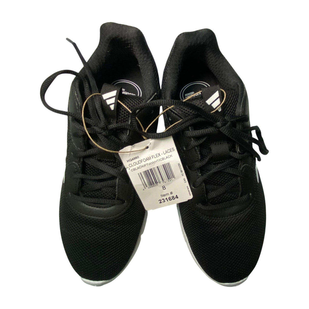 Adidas Women's Cloudfoam Sneakers - Black/White SIZE - 8