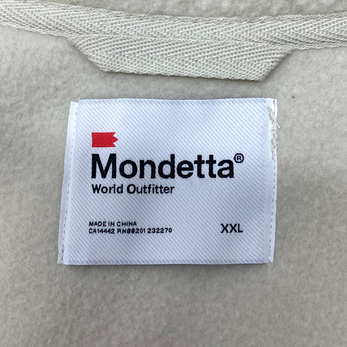 Mondetta Women's Sherpa Full Zip Fleece Jacket - Pelican SIZE - XXL