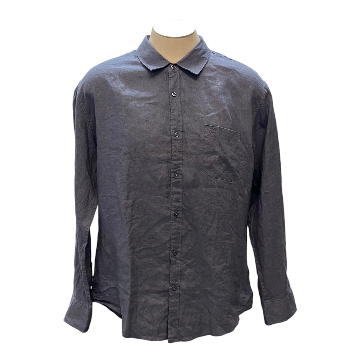 Coast Men's Linen Button Up Shirt SIZE - XXL