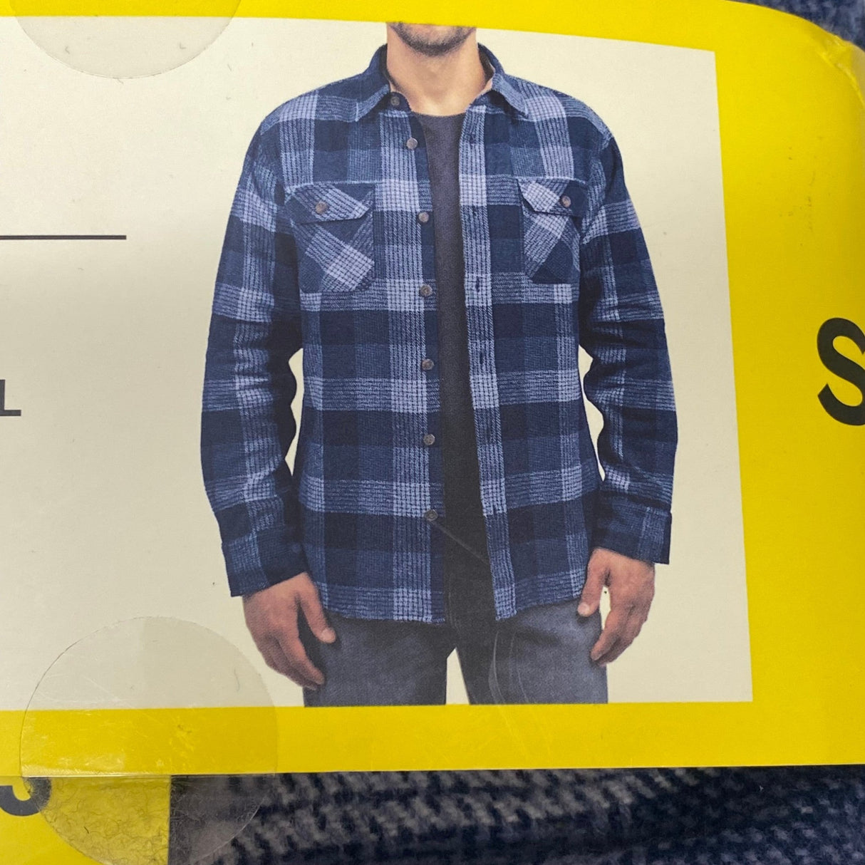Jachs Men's 2 Pack Flannel Shirt with Thermal SIZE - Small