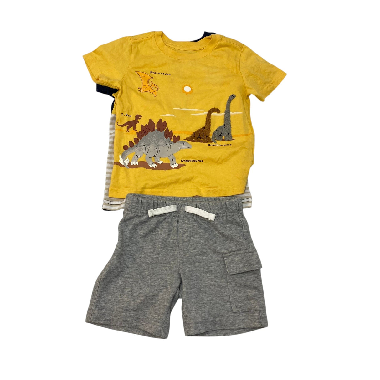 Pekkle Boy's 3 Piece Clothing Set - Dinosaur - 3 Years SIZE - 3