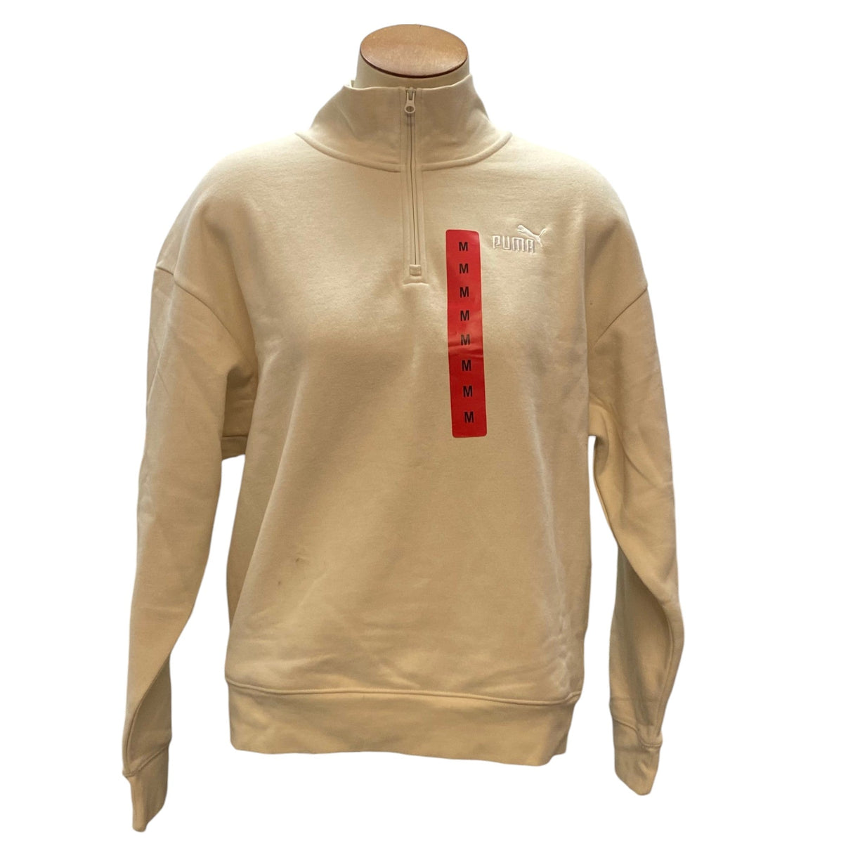 Puma Women's Half-Zip Logo Fleece SIZE - Medium