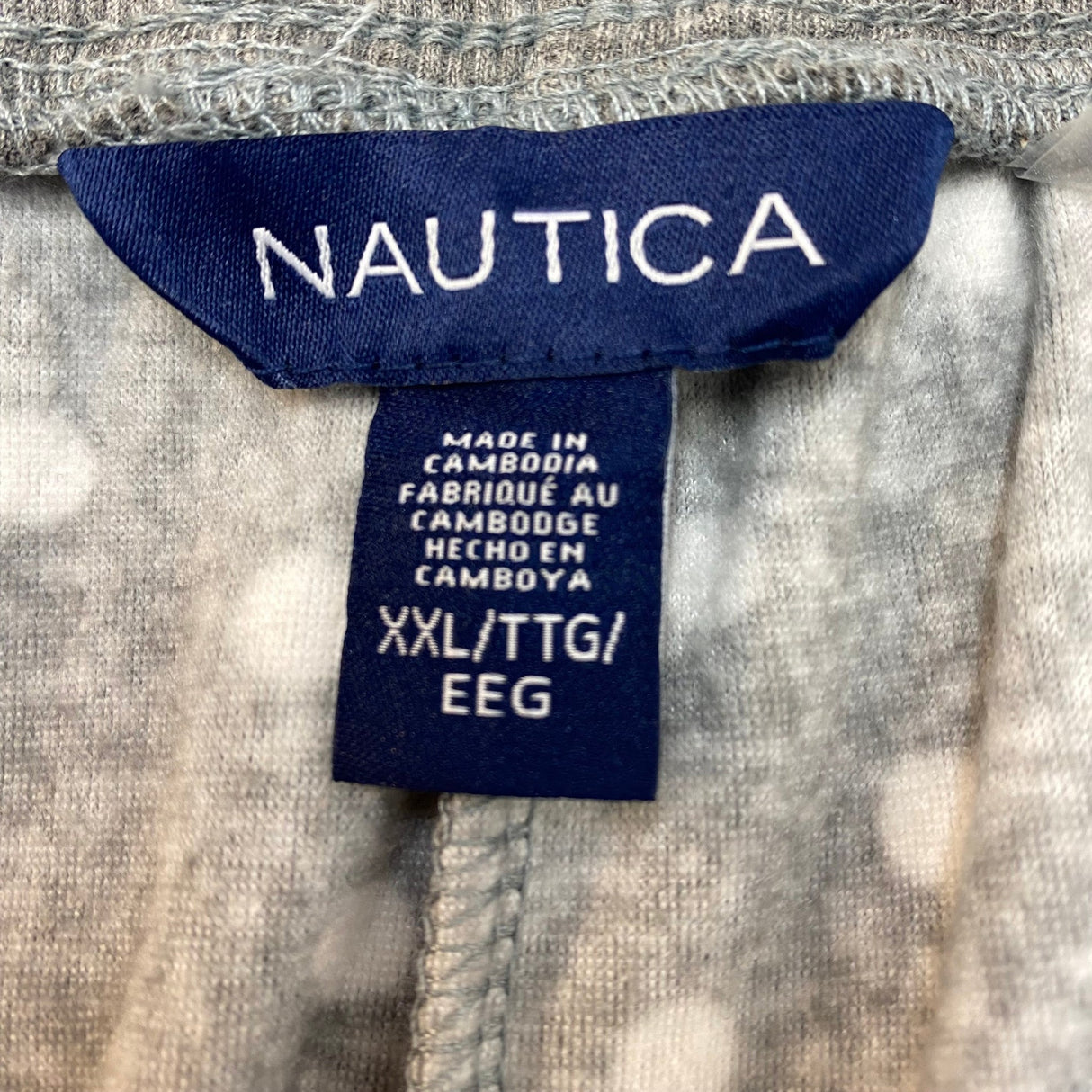 Nautica Women's Fleece Pyjama Set - Grey Polka Dot SIZE - XXL