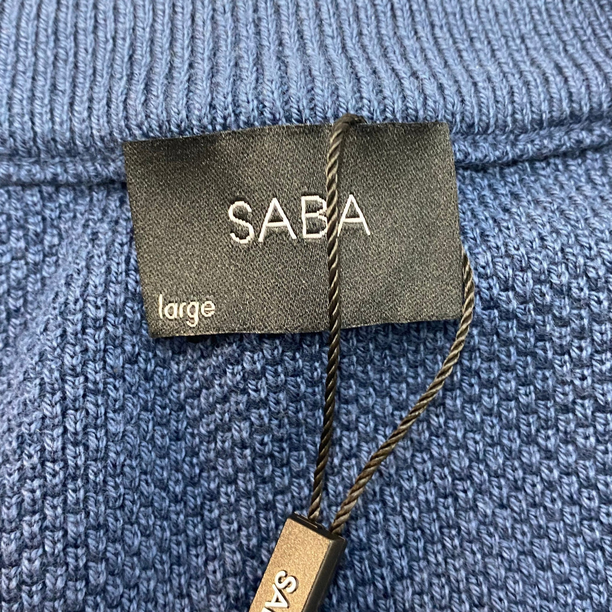 SABA Men's Knitted Cotton Texture Tee SIZE - Large
