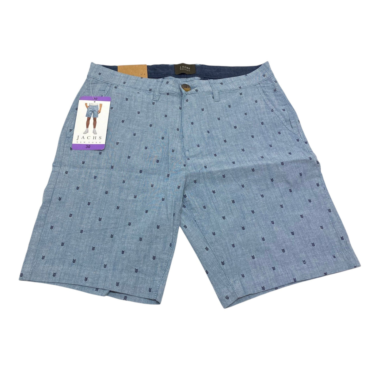 Jachs Men's Patterned Cotton Shorts SIZE - 30