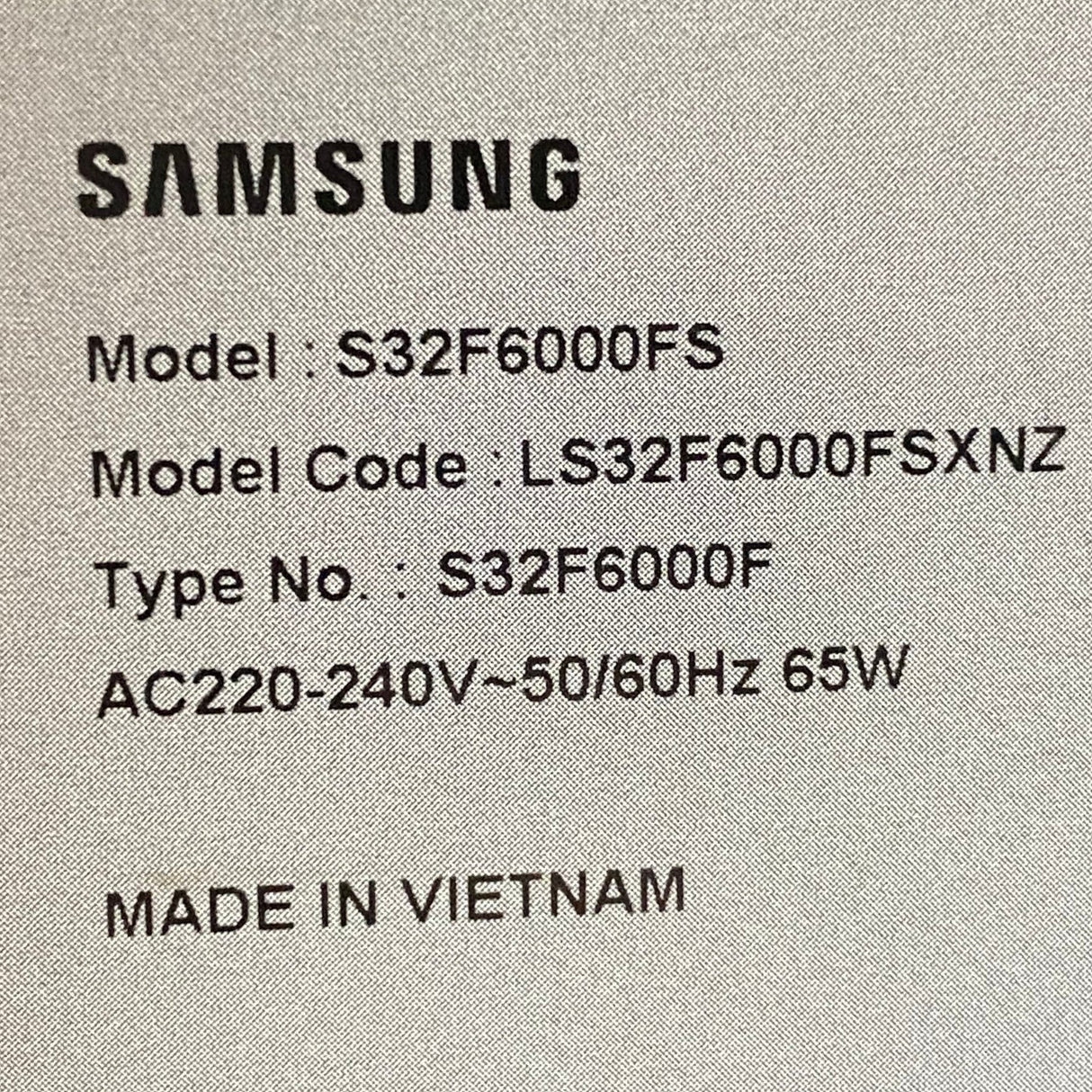 Samsung 32” Smart Monitor TV MF6000F FHD