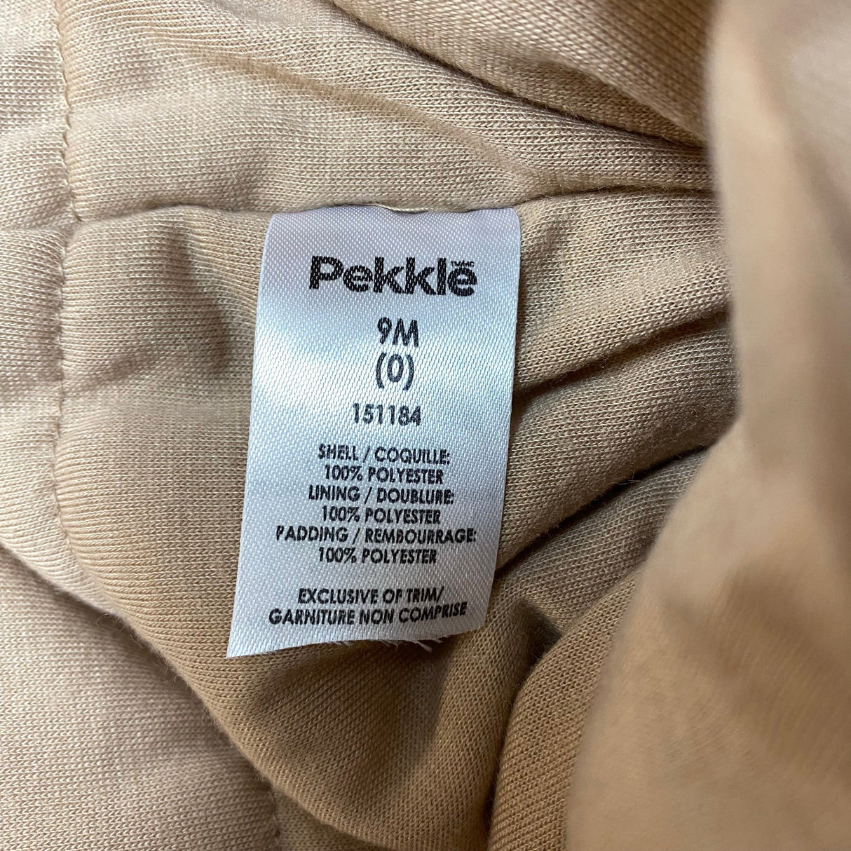 Pekkle Kid's Fleece Sleep Suit - Brown Dog - 9 Months