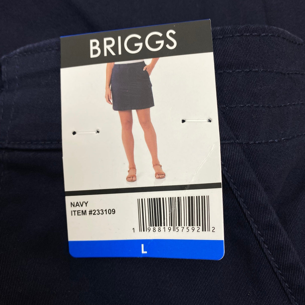 Briggs Women's Cargo Pocket Skirt - Navy SIZE - Large