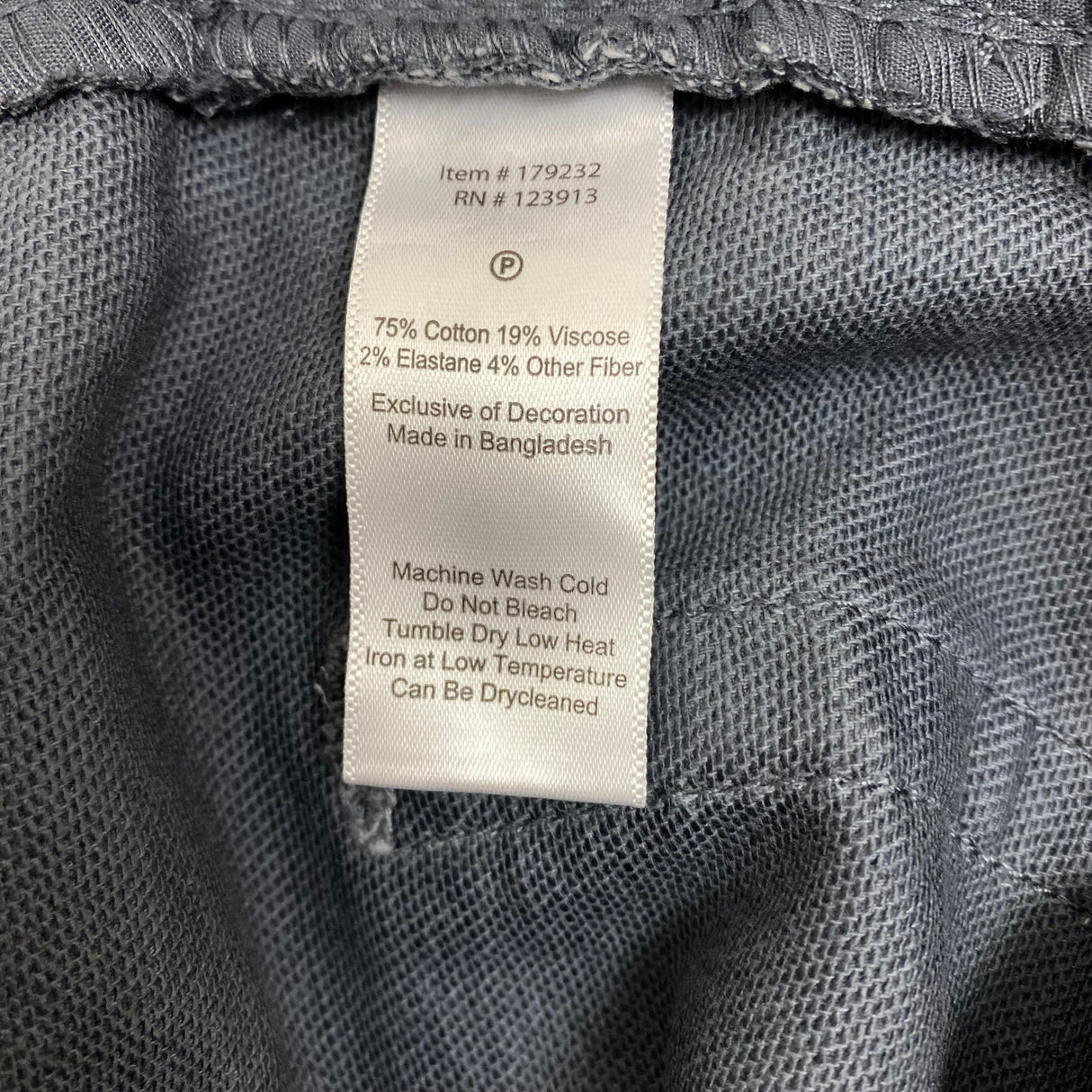 Jachs Men's Straight Fit 5 Pocket Pant - Slate SIZE - 40