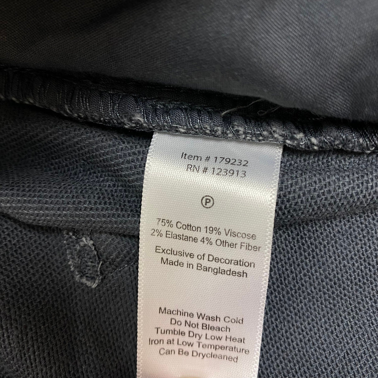 Jachs Men's Straight Fit 5 Pocket Pant - Slate SIZE - 38
