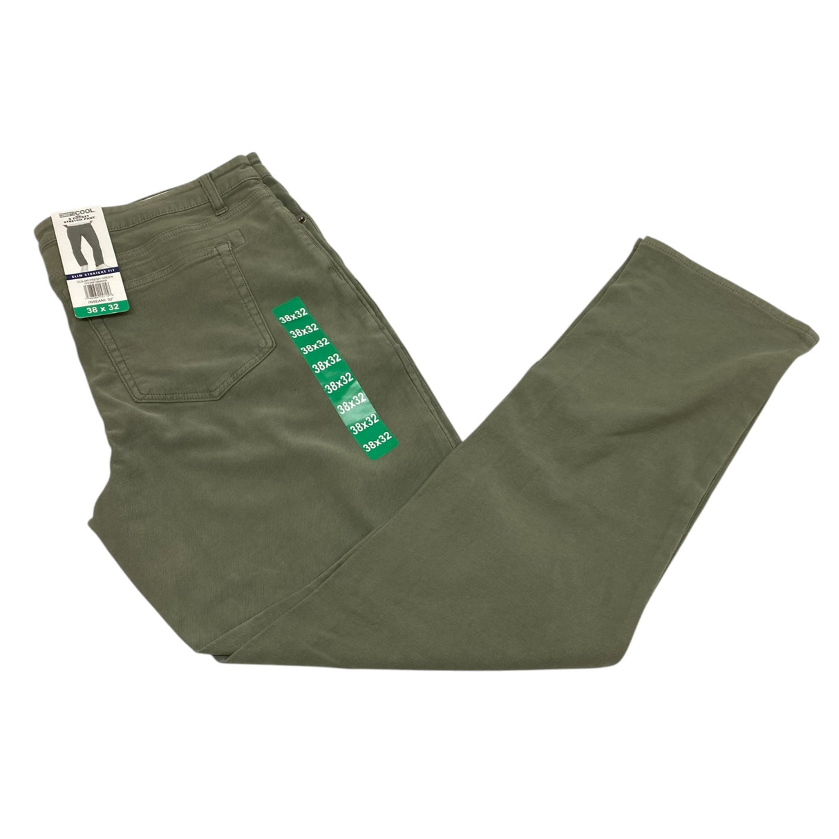 32 Degree Men's Slim Straight Fit Pant - Fresh Green SIZE - 38