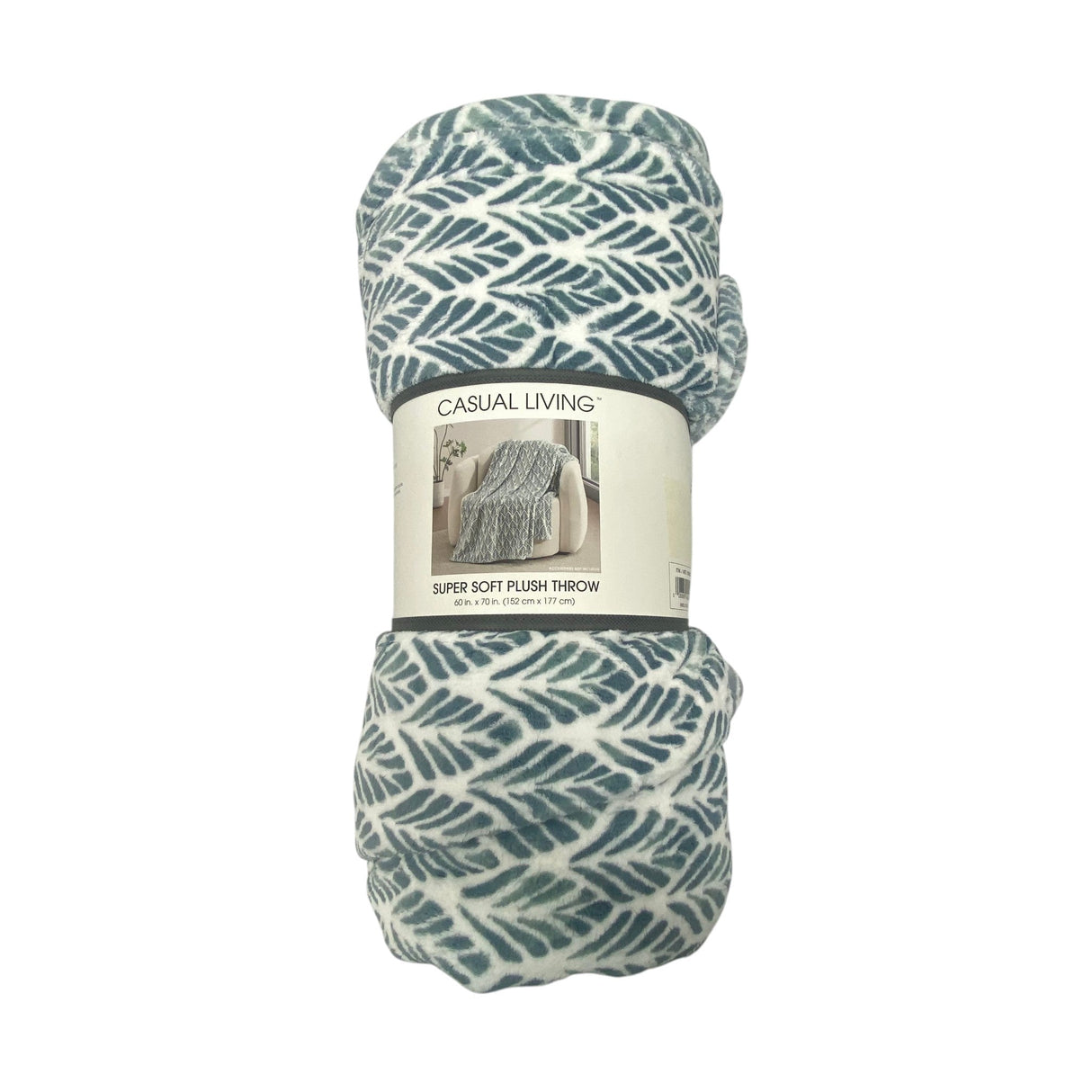 Casual Living Super Soft Plush Throw - Shelly Slate - 152cm x 177cm