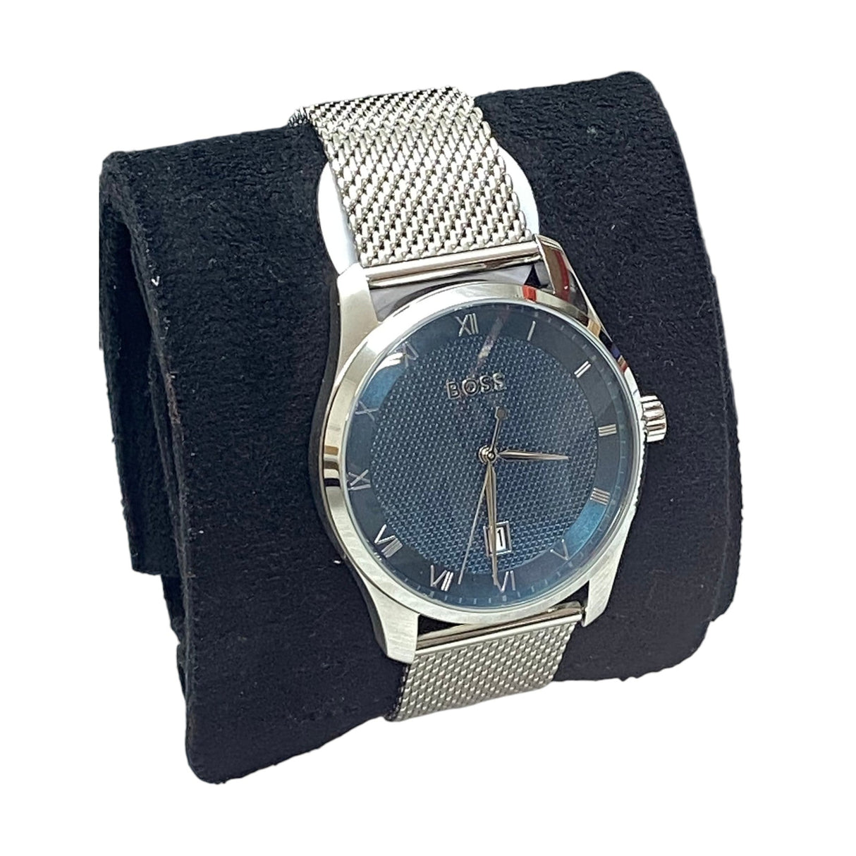 Boss Principle SS Blue Dial Men's Watch