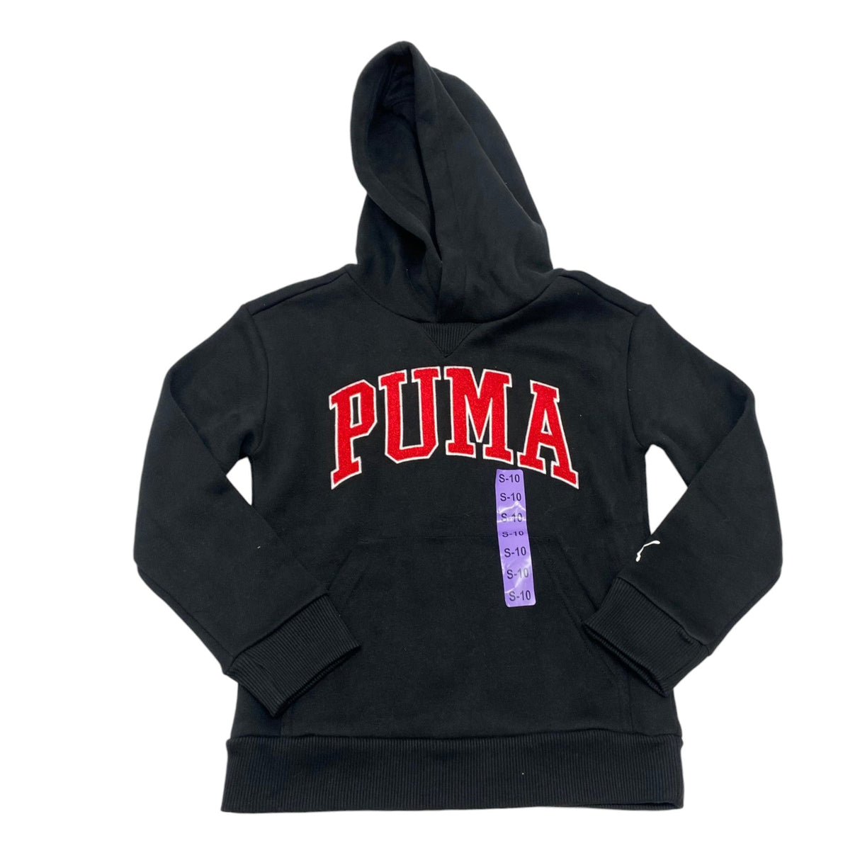 Puma Boy's Logo Fleece Hoodie SIZE - 10 Small
