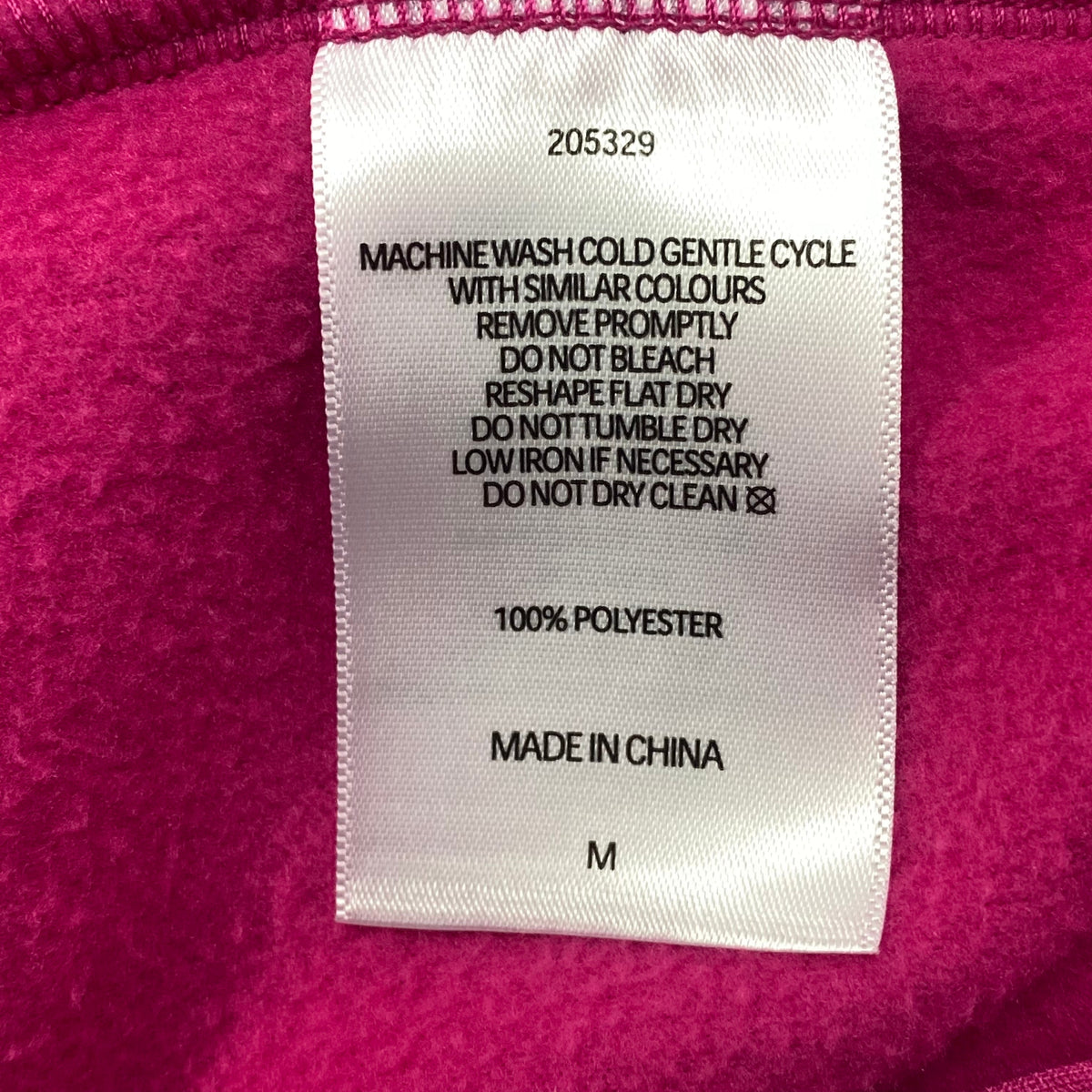 TUFF Women's Fleece Zip Up Jacket SIZE - Medium