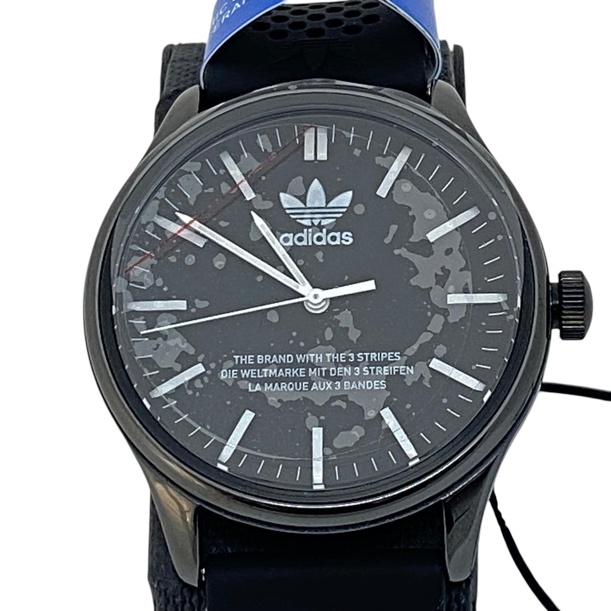 Adidas Originals Unisex Code One Black Dial Silicone Strap Watch