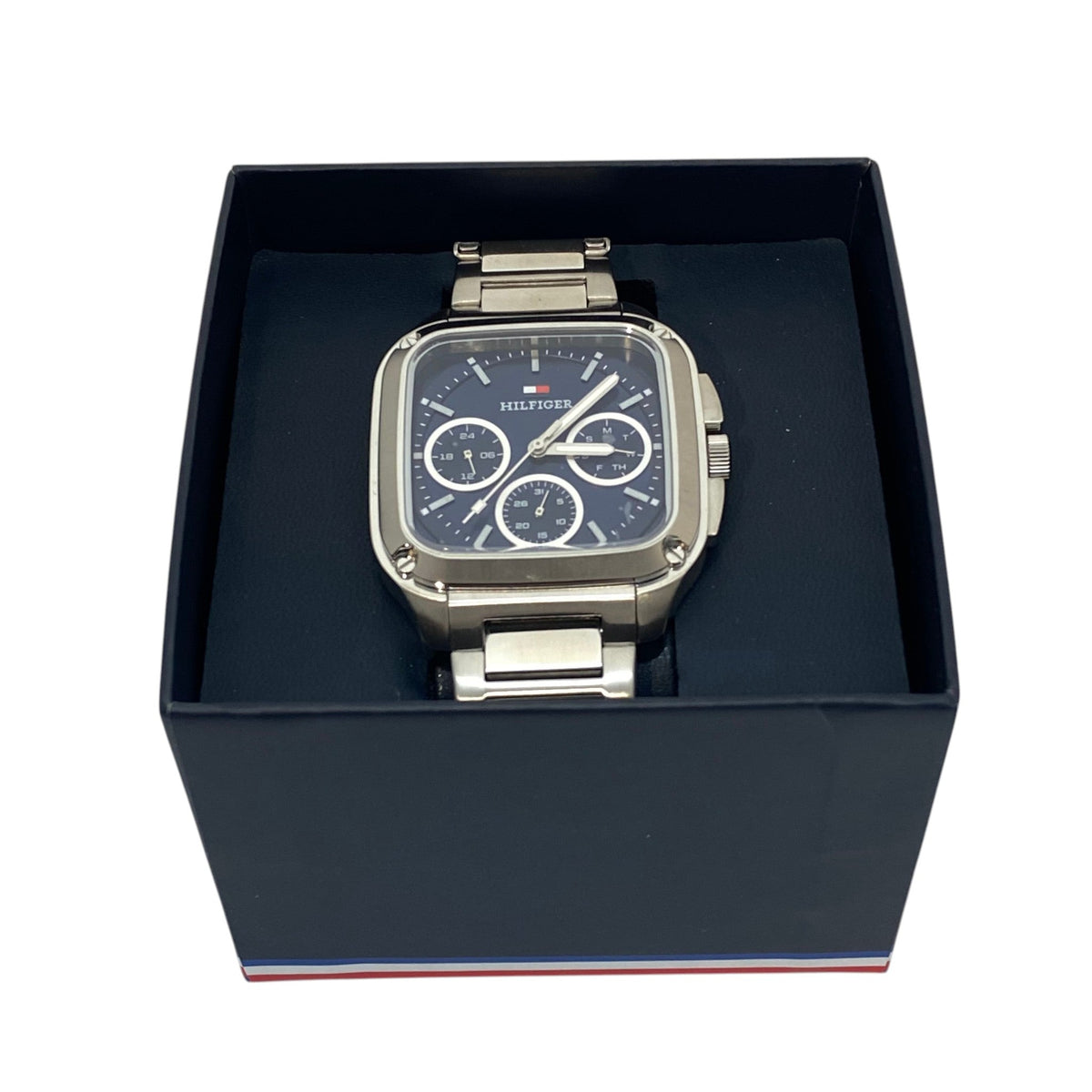 Tommy Hilfiger Men's Herald Stainless Steel Blue Dial Watch
