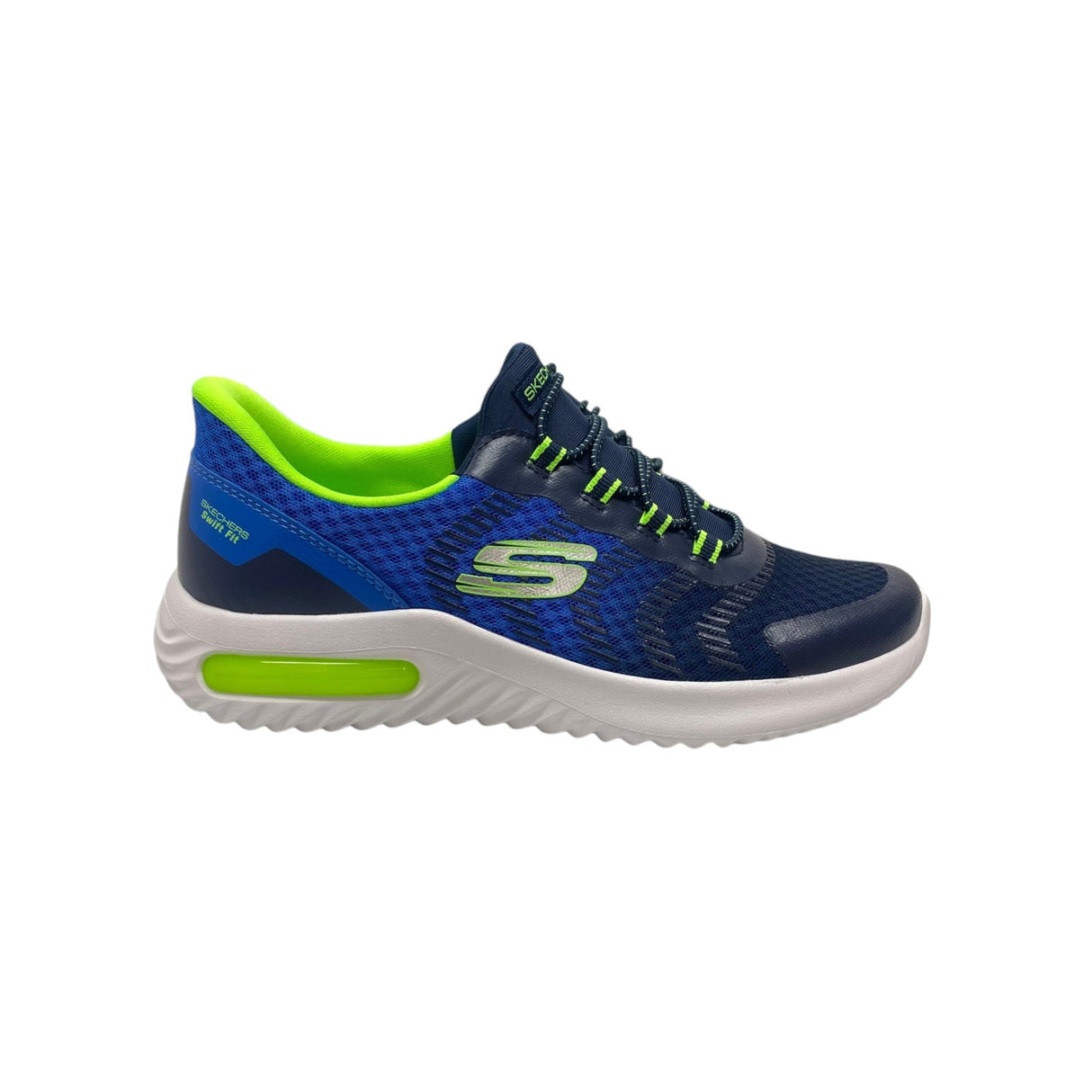 Skechers Swift Fit Kids Sneakers - Blue/Green SIZE - 36