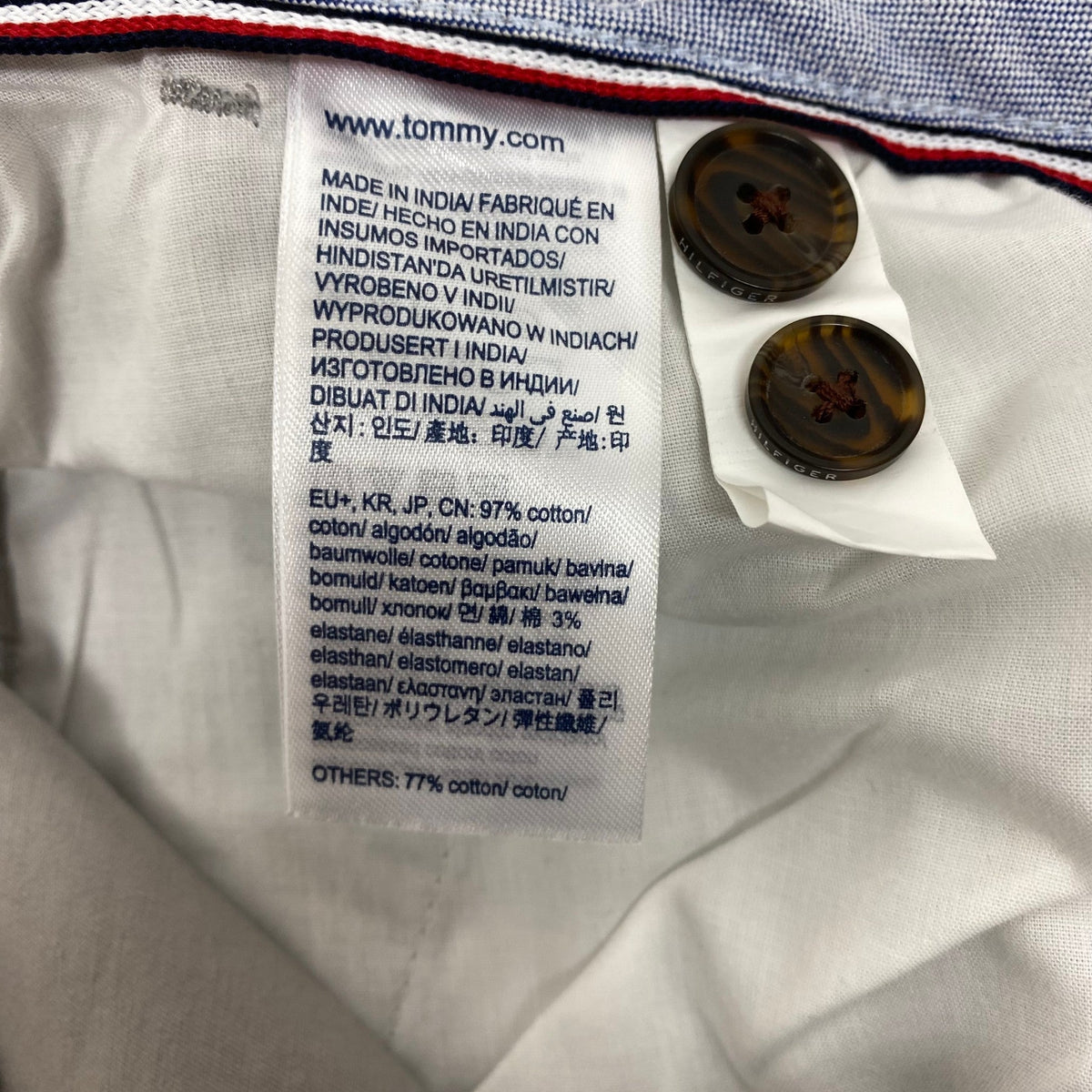 Tommy Hilfiger Men's Straight Fit Pants SIZE - 38