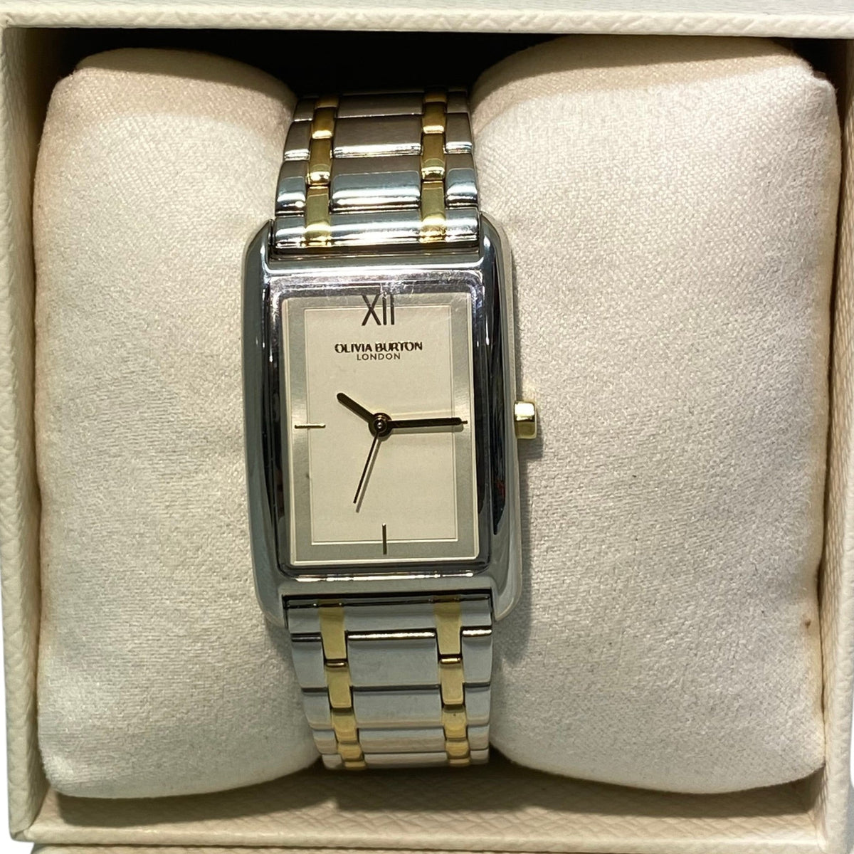 Olivia Burton Women's Classic 23mm Grove White & Two Tone Bracelet Watch