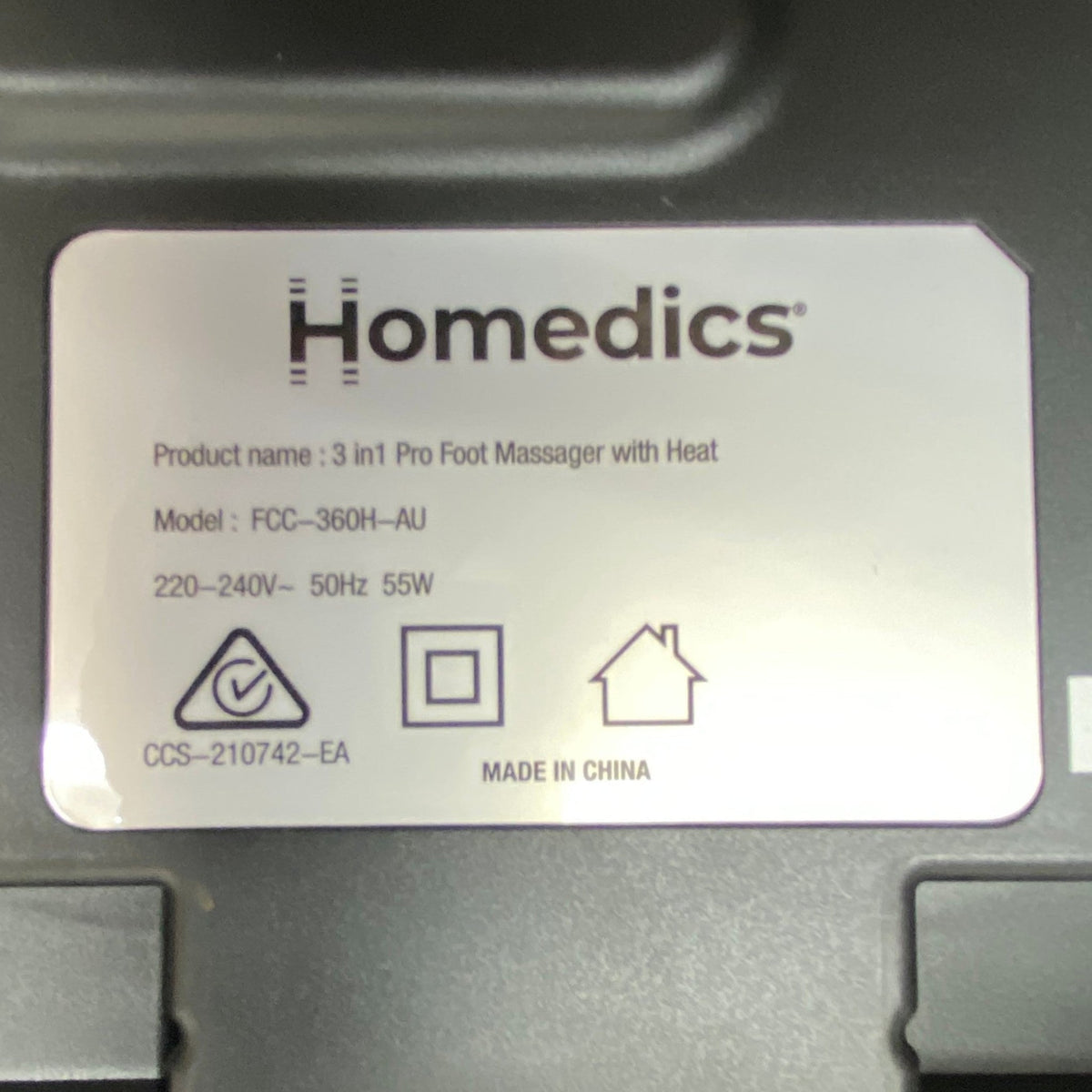 Homedics 3-in-1 Pro Foot Massager with Heat