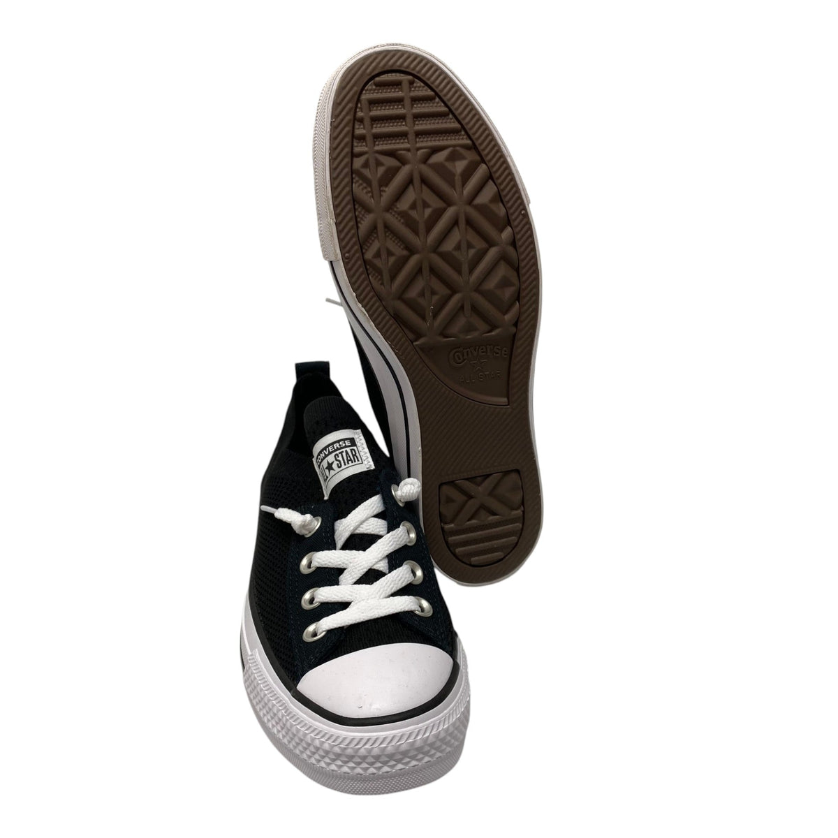 Converse Women's Knit Sneakers - Black - Size 37.5 SIZE - 37.5