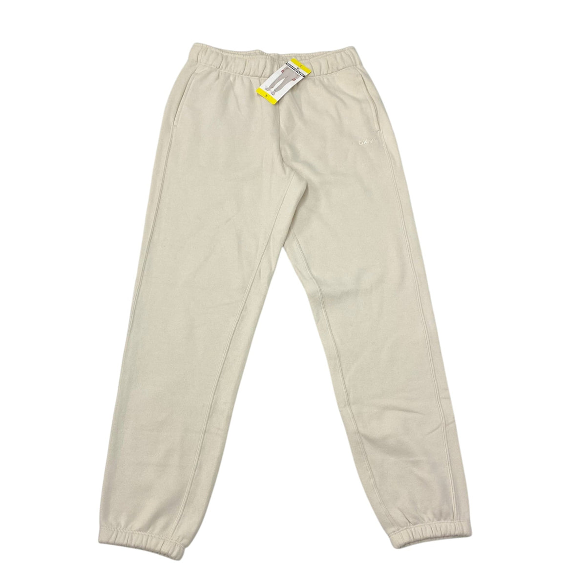 DKNY Women's Fleece Trackpants - Sand SIZE - Small