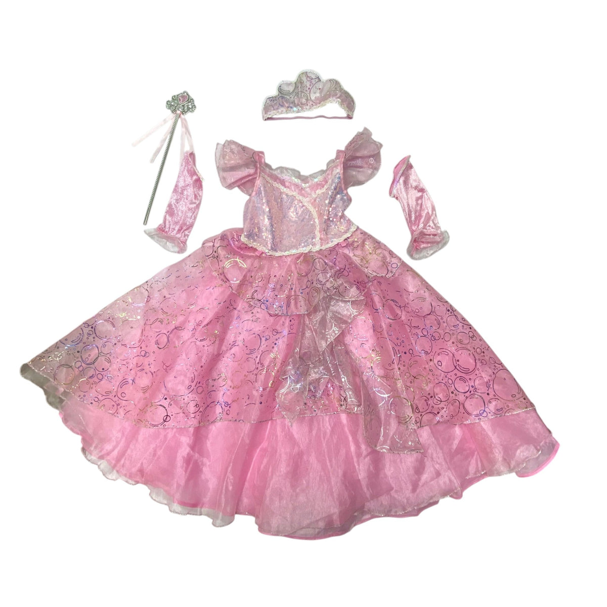 Teetot Pink Bubble Princess Costume - 3-4 Years
