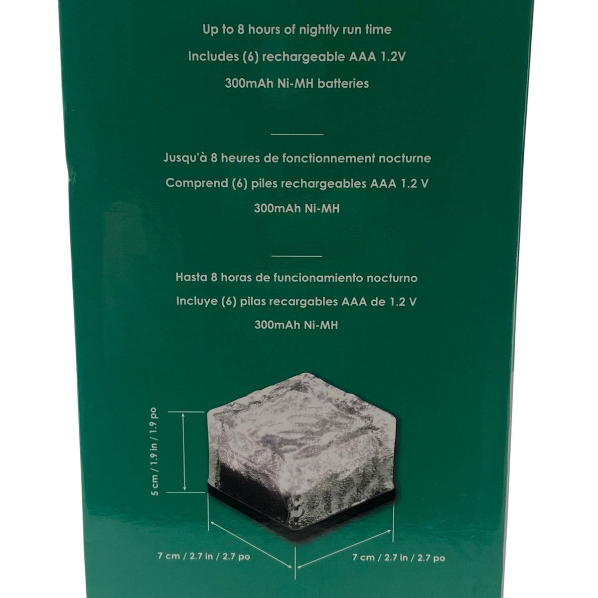 Dais Solar Brick Light 6 Pack - Cool White