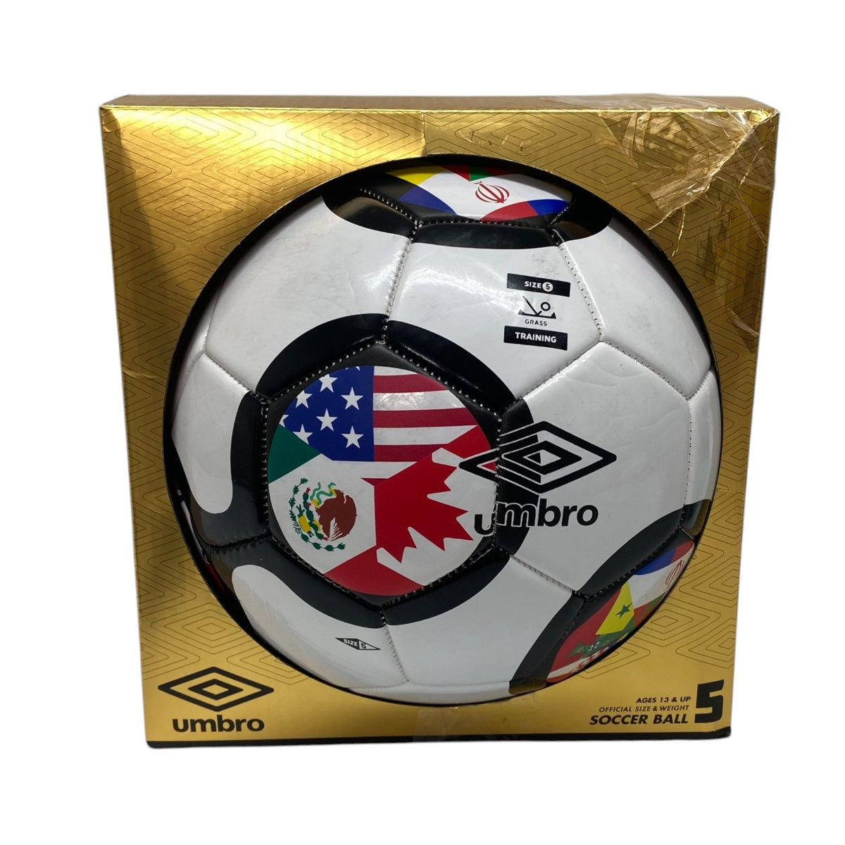 Umbro Flags of the World Soccer Ball - Size 5