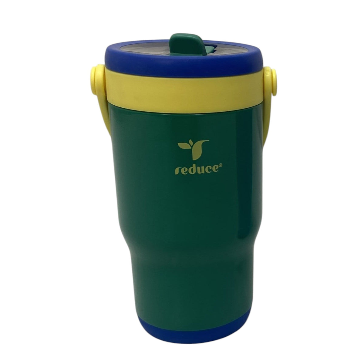 Reduce 414ml Insulated Chiller Cup with Folding Straw - Green