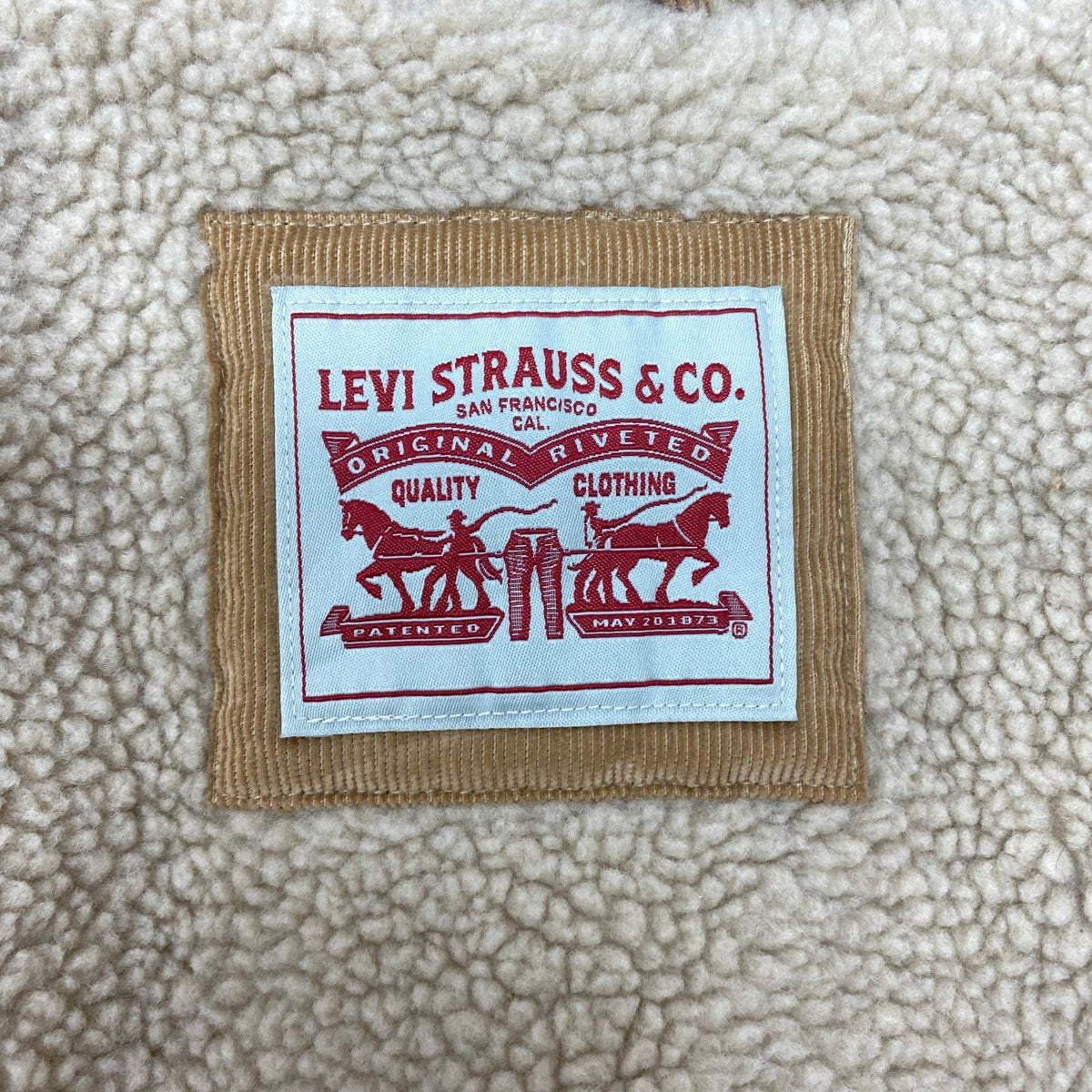 Levis Men's Corduroy Sherpa Lined Jacket - Tan SIZE - XXL