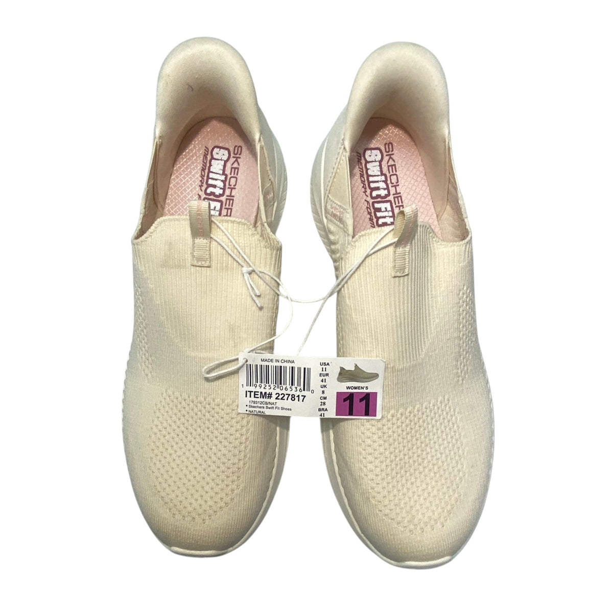 Skechers Women's Ultra Flex Swift Fit Sneakers - Natural SIZE - 41