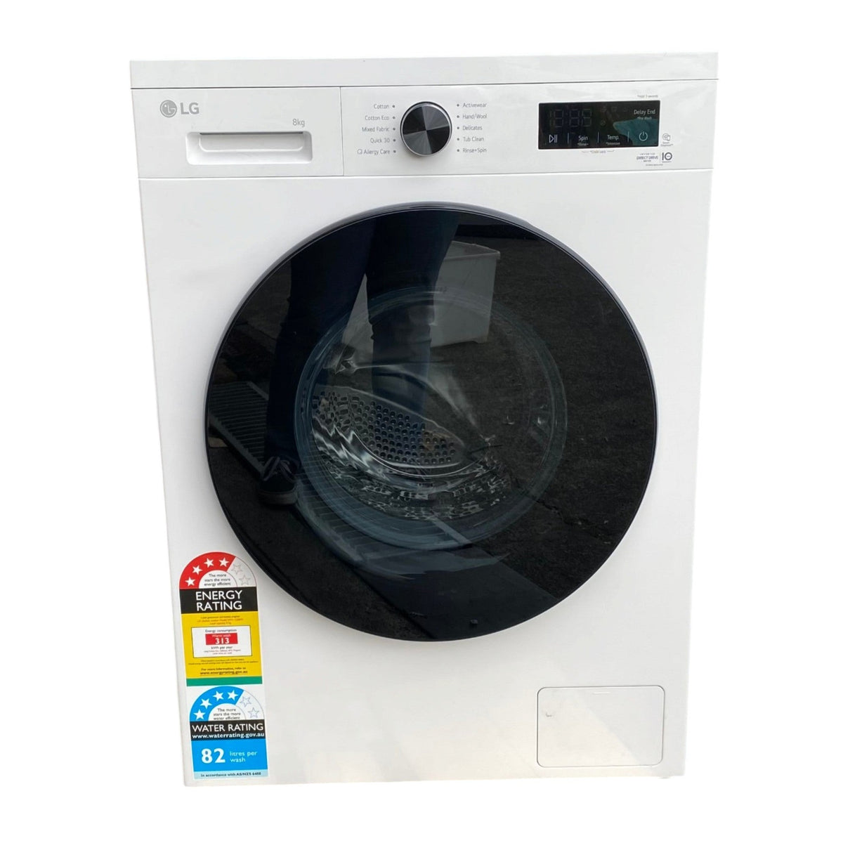 LG 8kg Series 1 Front Load Washer - CLICK AND COLLECT ONLY