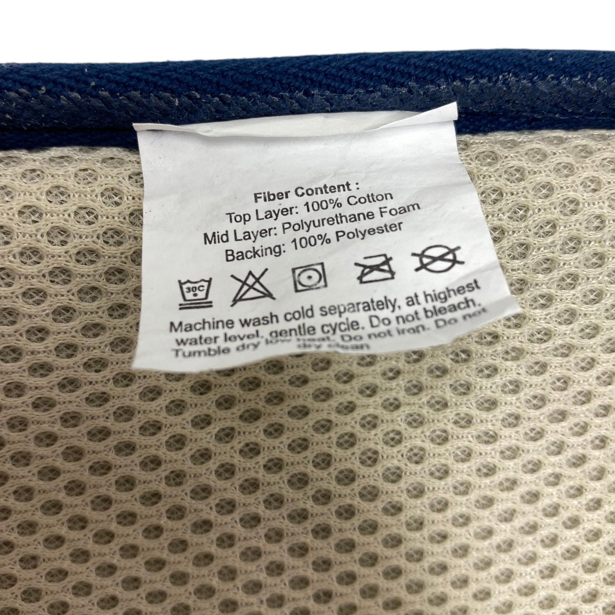 Riviera Homes Memory Foam Bath Mat - Navy