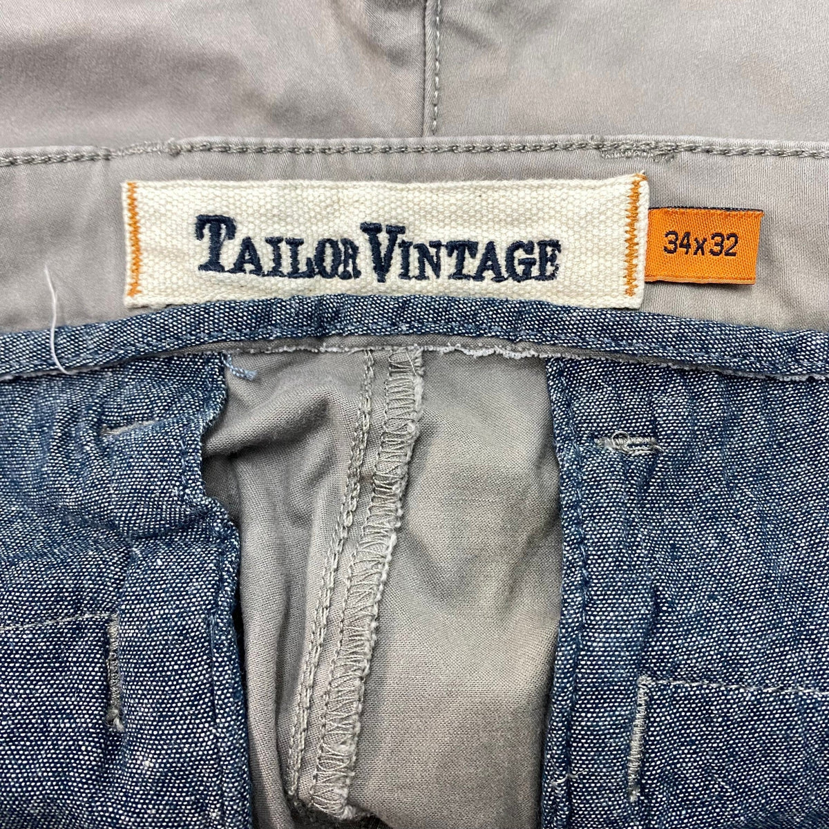 Tailor Vintage Men's Slim Fit Pants - 34 x 32 SIZE - 34