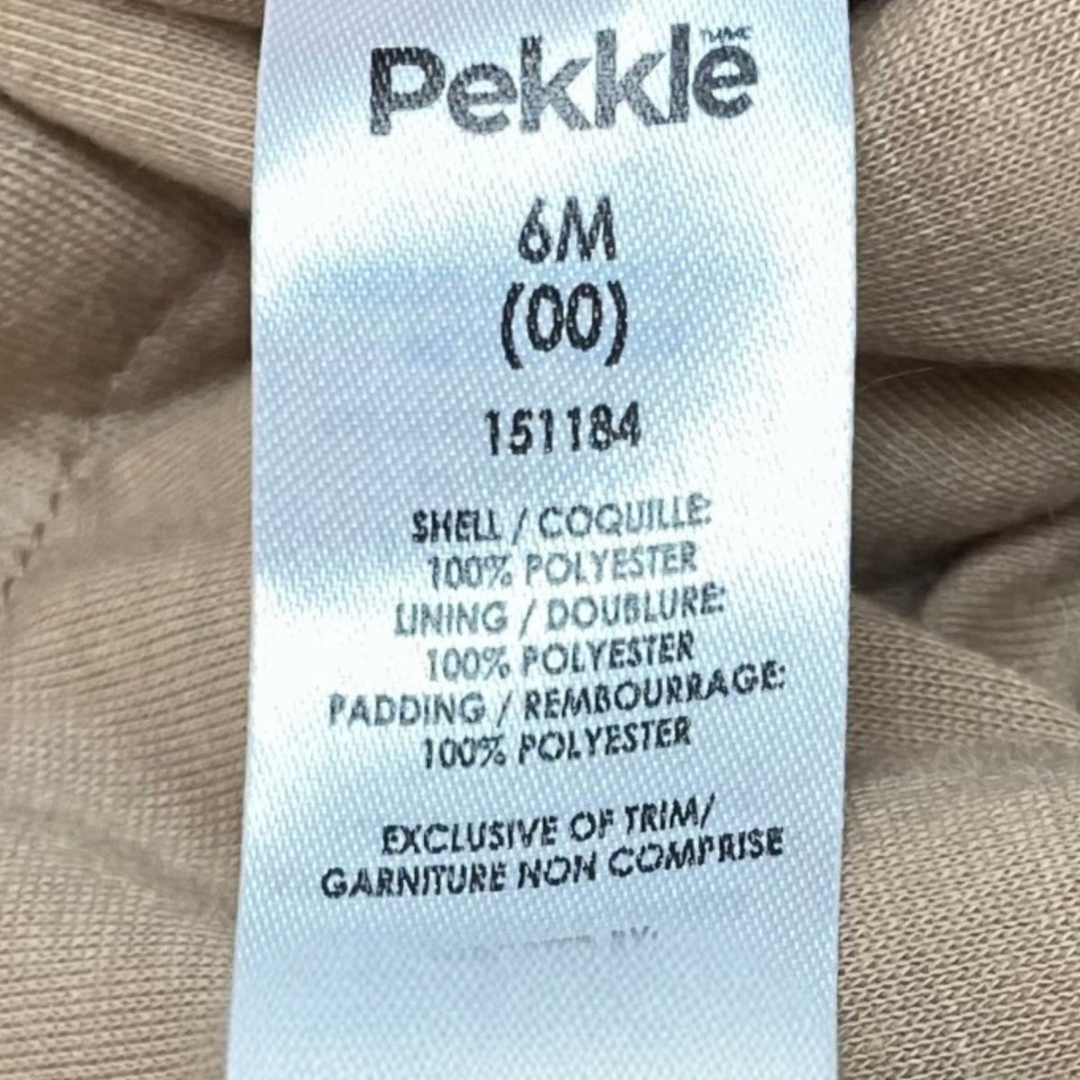 Pekkle Kid's Fleece Sleep Suit - Brown Dog - 6 Months