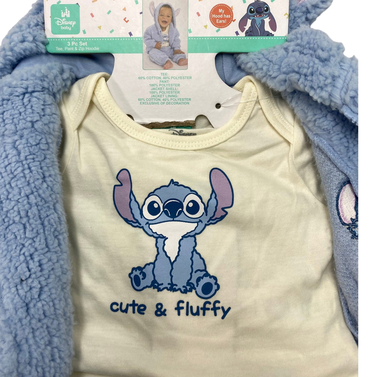 Disney 3 Piece Daywear Set - Stitch - 3 Months
