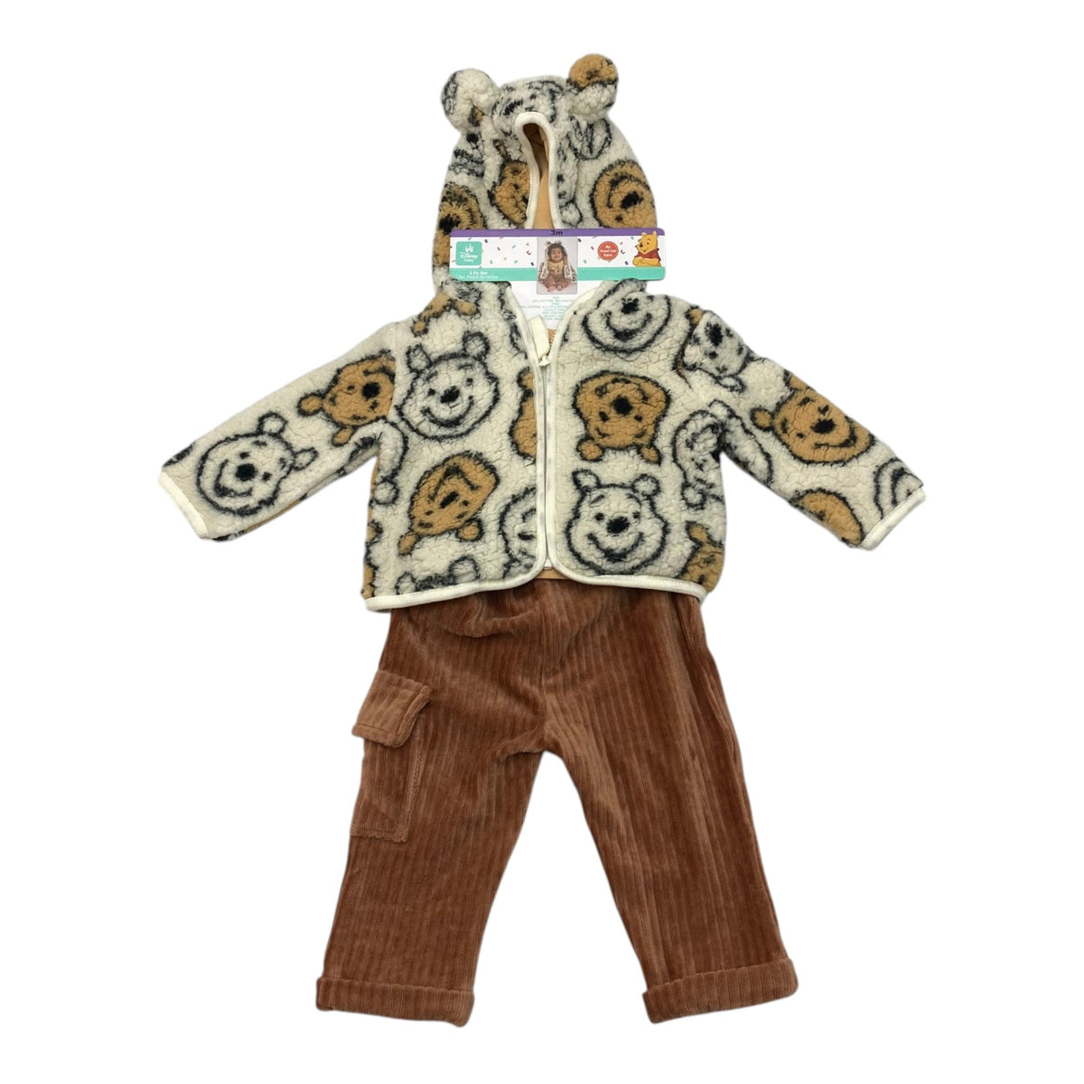Disney 3 Piece Daywear Set - Winnie The Pooh - 3 Months