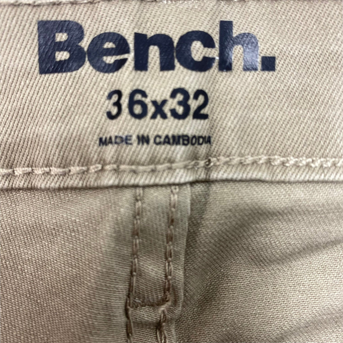 Bench Men's Cargo Pant - Tan - 36 x 32 SIZE - 36