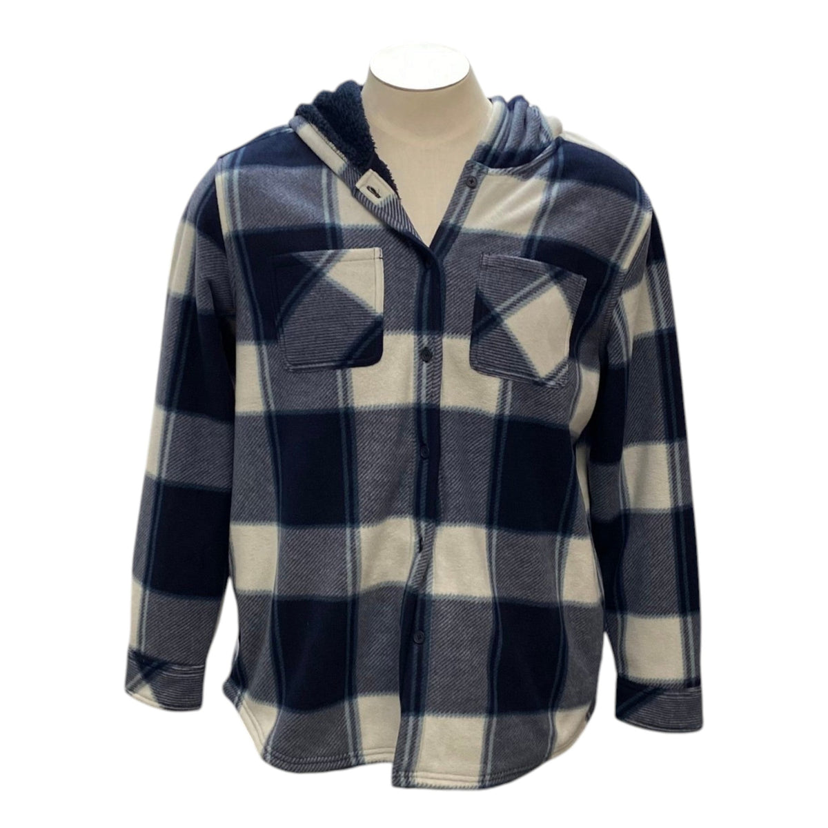 Boston Traders Women's Hooded Fleece Shacket SIZE - Medium