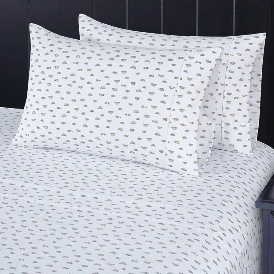 South Point Microfibre Flannelette 5 Piece King Sheet Set - Super Sun