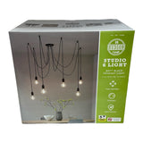 Hudson Living Studio LED Pendant Light Black - Damaged Packaging