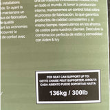 Aiden & Ivy 2 Piece L-Shaped Fabric Sectional Loungesuite