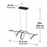 Artika Coda Modern LED Pendant Light 5 CCT