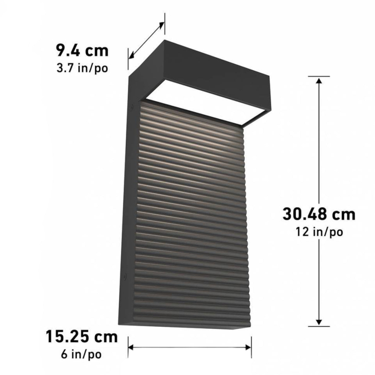 Artika Dark Sky Outdoor LED Wall Light