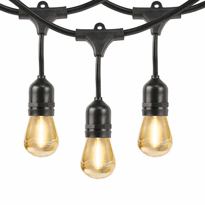 Feit Electric Vintage LED Solar String Light Set