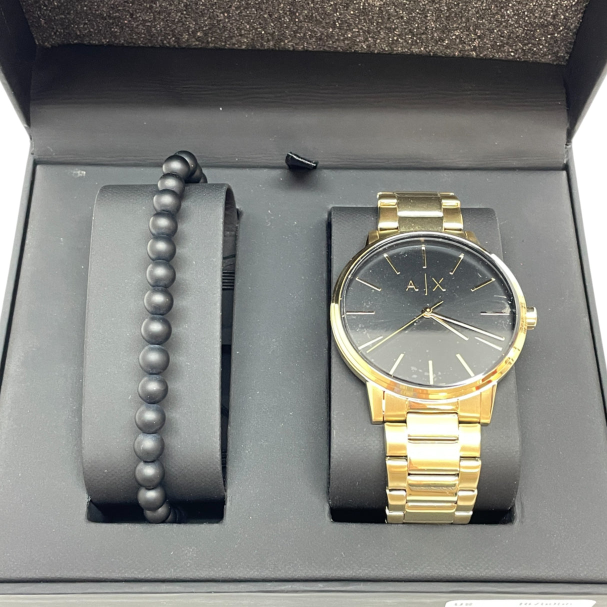 Armani Exchange Men's Watch And Bracelet Gift Set