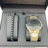 Armani Exchange Men's Watch And Bracelet Gift Set